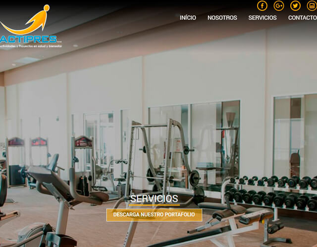 Sitio Web Actipres
