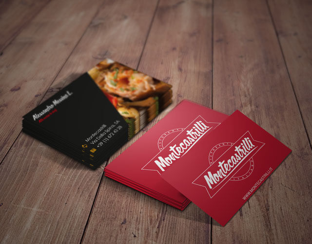 Business Card Ristorante Montecastrilli