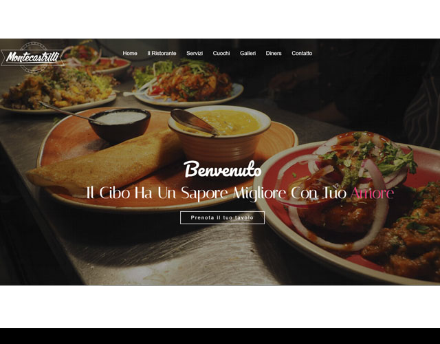 Sitio Web Ristorante Montecastrilli