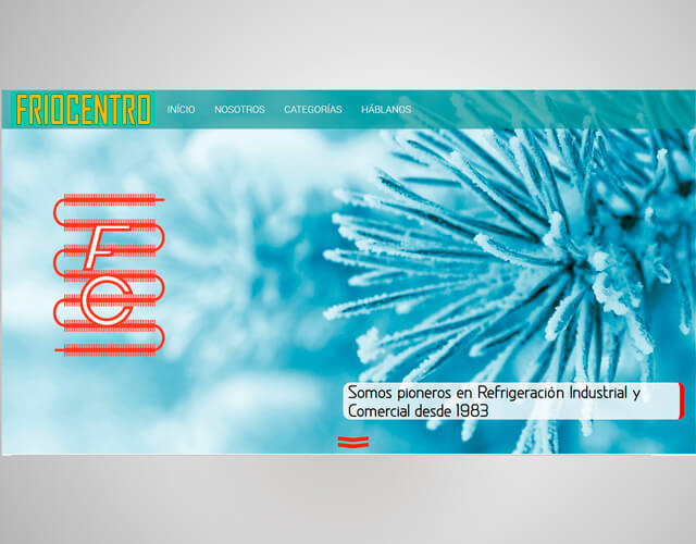 Sitio Web Friocentro